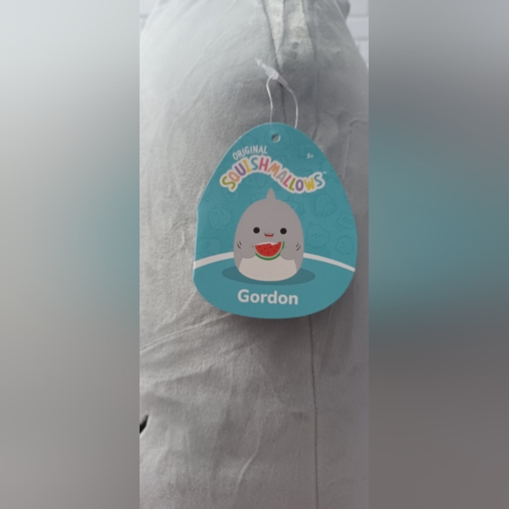 Squishmallows Gray Shark Plush with Watermelon - Picture 3 of 3